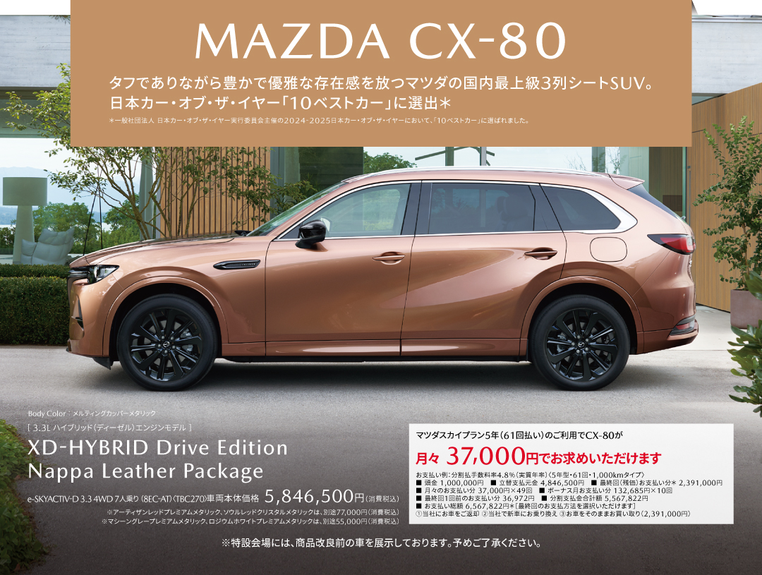 CX-30 ドライブエディション ナッパレザーパッケージ